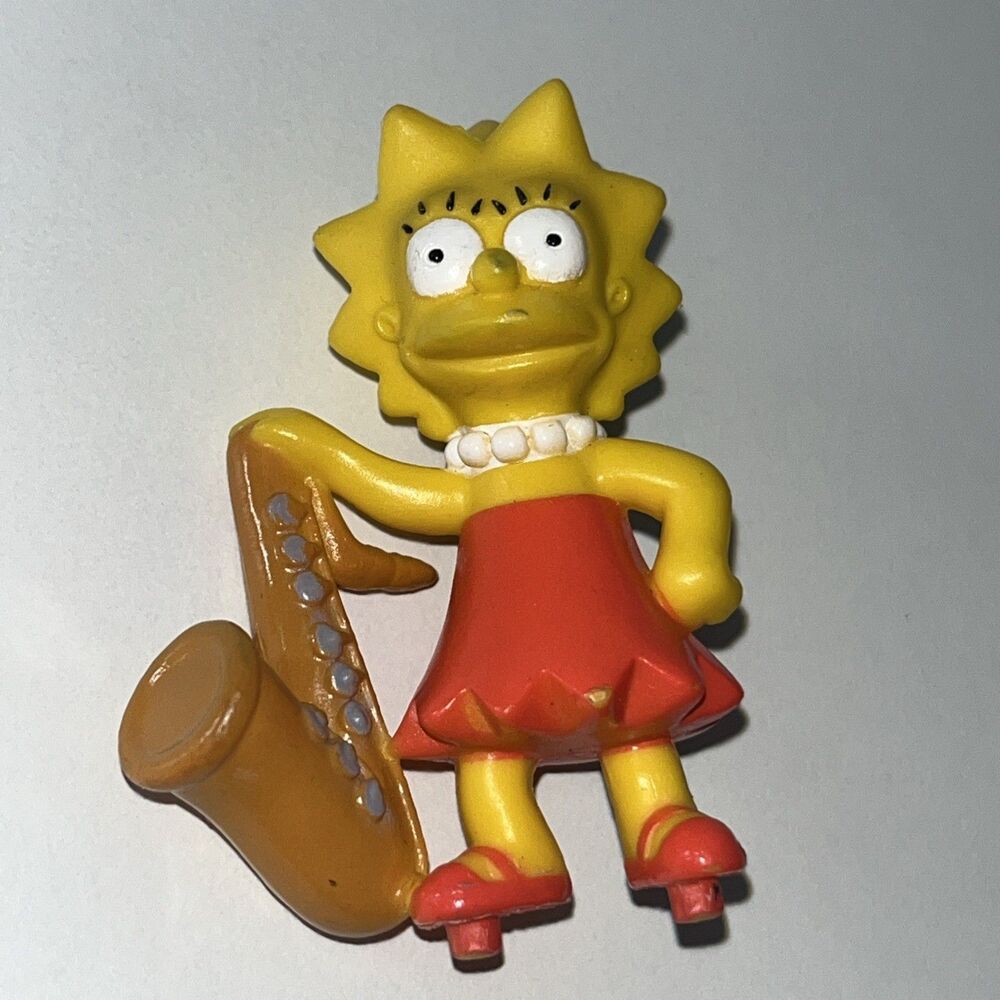 The Simpsons Mini Lisa Simpson Figurine No Stand 3”